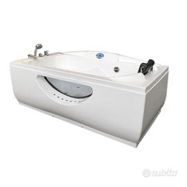 Vasca idromassaggio bianca 170 x 90 cm Paris