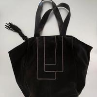 Borsa scamosciata in pelle - Luana