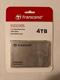 SSD SATA Transcend 4 Tb nuovo