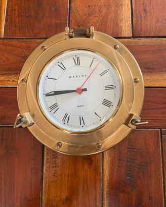Orologio da parete Marine in ottone
