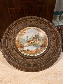 piatti antichi bordo rame