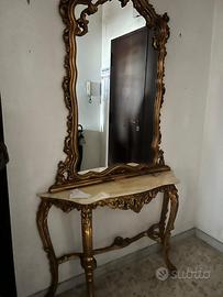 Consolle con specchiera