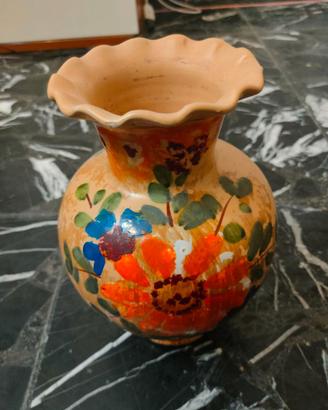 Vaso ceramica Gubbio anni 60