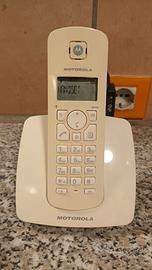 Telefono Cordless DECT GAP Motorola C401E Digitale
