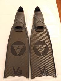 pinne apnea carbonio corte Alchemy V3 Pro