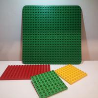 LEGO 4268 DUPLO base verde38 x 38  + 3 basi minori