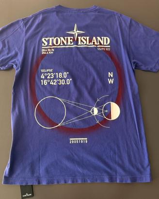 Stone Island t-shirt uomo viola XL