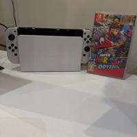 Nintendo switch oled + super mario odyssey
