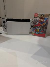 Nintendo switch oled + super mario odyssey