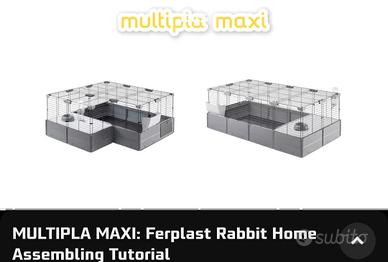 gabbia maxi feberplast per coniglio