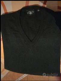 Pullover elegante scollo V Navigare XXL nero