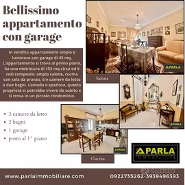 Appartamento di 200 m² con 5 locali e box auto dop