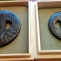 Tsuba daisho antico giapponese-kanenori
