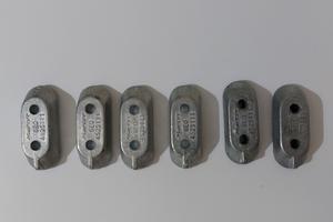 Zinchi anodi cavalletto piastra fuoribordo