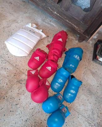 PROTEZIONI KARATE ADIDAS/KO approvati WKF
