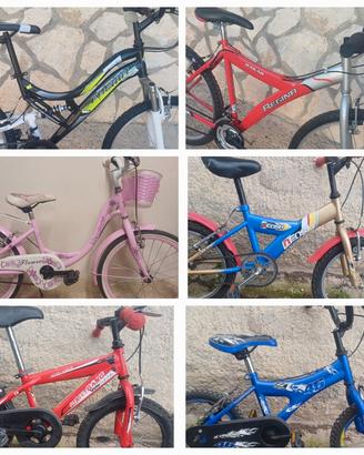  6 biciclette usate 