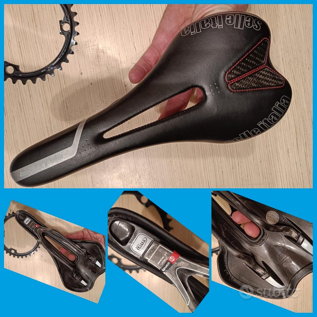 Sella Bici In Fibra Di Carbonio - 96g, 240x143 Cm, Impermeabile, Con Design Cavo E Cuscino In Gel EVA