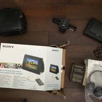 Lettore dvd Sony portatile e cuffie bluetooth