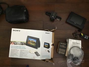 Lettore dvd Sony portatile e cuffie bluetooth