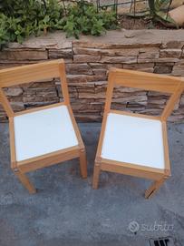 coppia sedie per bambini, ikea