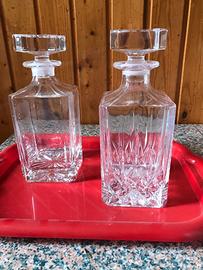 Bottiglie in cristallo