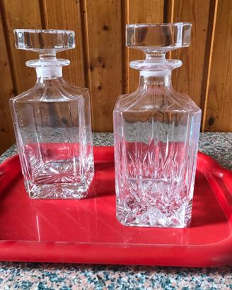 Bottiglie in cristallo