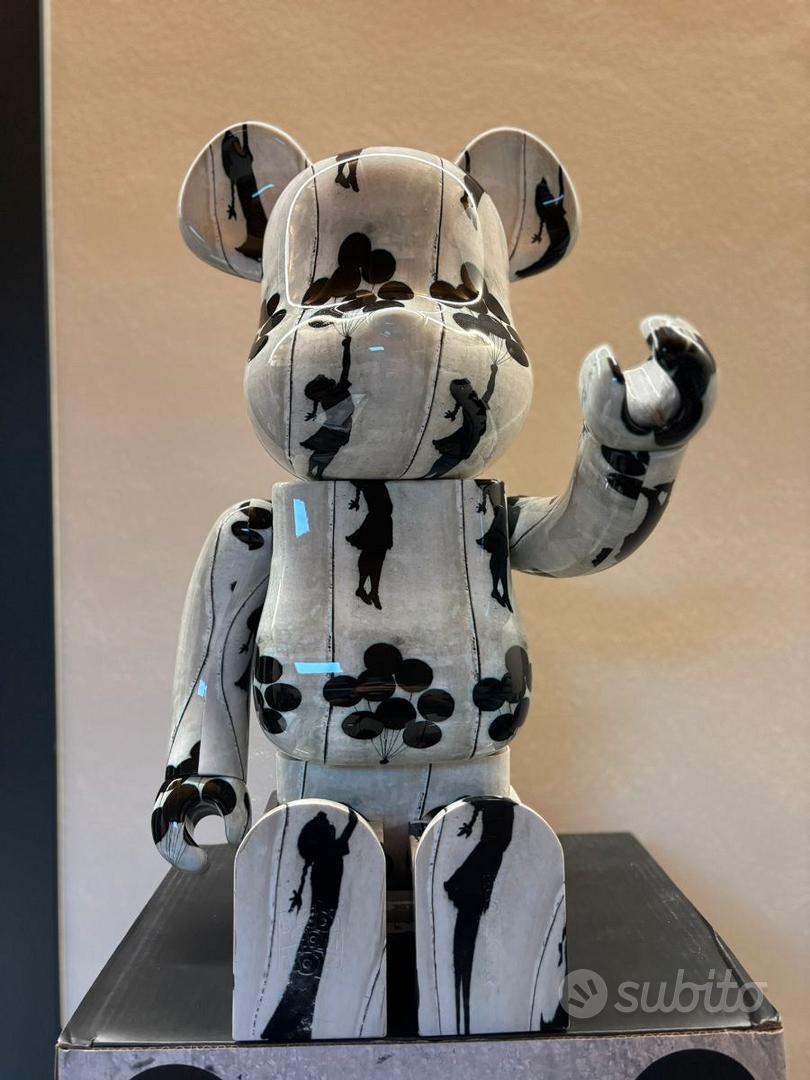 Medicom Bearbrick Flying Balloons Girl 1000% - Collezionismo In