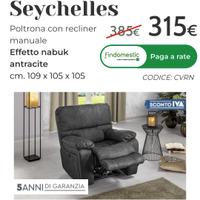 poltrona relax manuale 