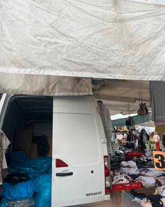 furgone con tenda automatica + mercati