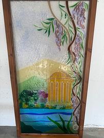 Vetrata vetrofusione 180x90 cm
