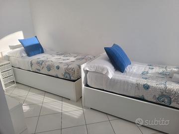 N°2 Letti Singoli Contenitore + materasso 