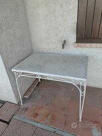 set da giardino in ferro 