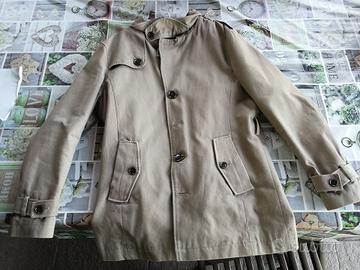 Giacca / Trench uomo beige taglia M