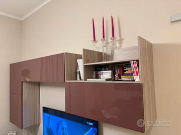 Mobile soggiorno parete attrezzara