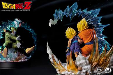 Statua Dragonball Z Goku & Gohan vs Cell