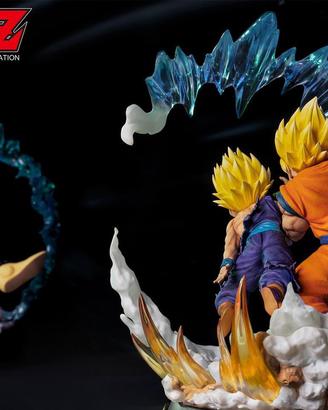 Statua Dragonball Z Goku & Gohan vs Cell