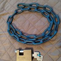 Catena x moto con lucchetto