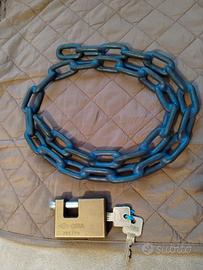 Catena x moto con lucchetto