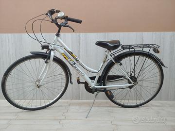 Bici da città 28" bianca unisex