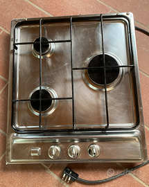 piano cottura 3 fuochi a gas Rex