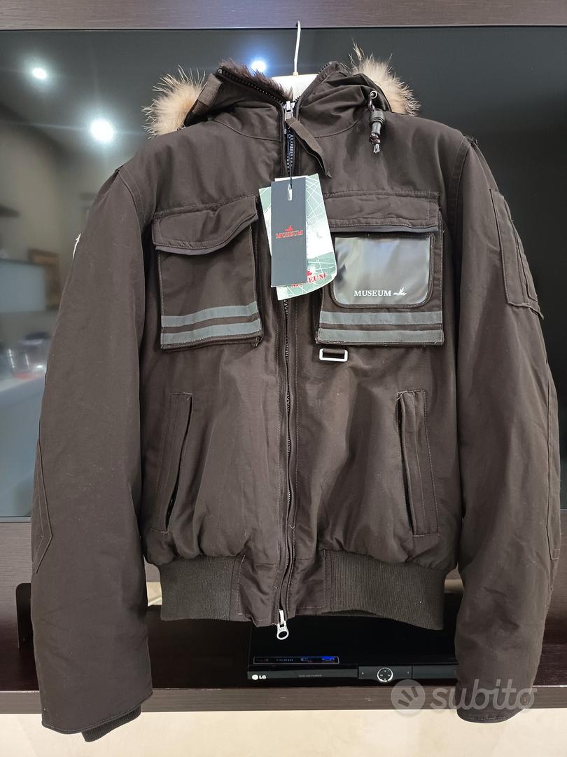 Museum Parka giubbotto shorty uomo marrone L Abbigliamento e