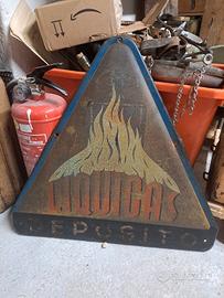 Antica Tabella pubblicitaria anni 30 smaltata