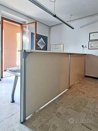 Reception doppia banco accoglienza + 2 scrivanie