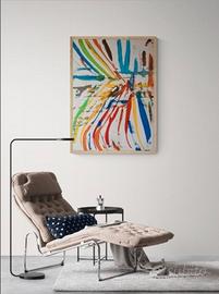 Quadro astratto dipinto su tela pezzo unico