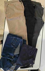 6 Pantaloni uomo taglia 60 made in Italy perfetti