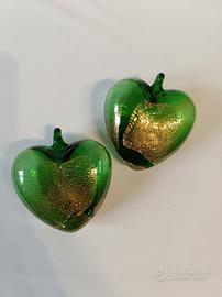 cuori vetro murano 