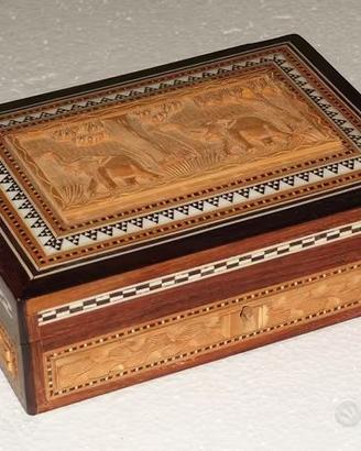 Portagioie stile Egizio - orientale con mosaici