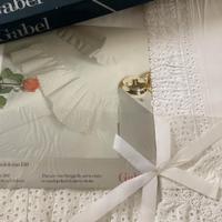 Lenzuolo Gabel pizzo Sangallo vintage nuovo