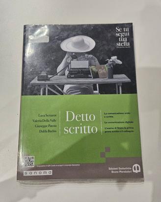 libro di testo per superiori detto scritto