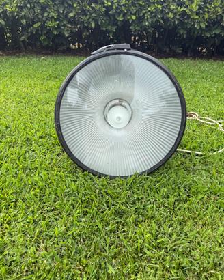 Lampadario industriale vintage